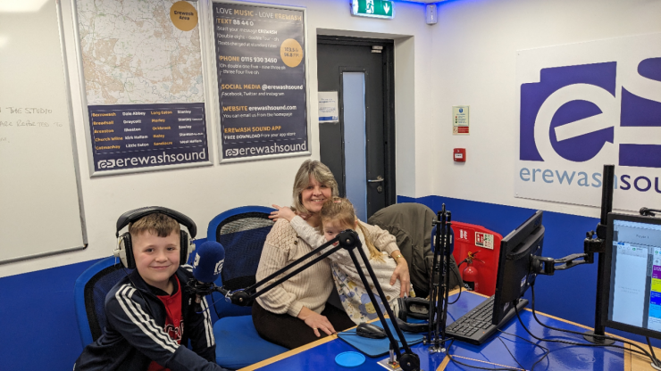 Archer and Gracie joined Paul for a chat on the Erewash Sound Breakfast Show