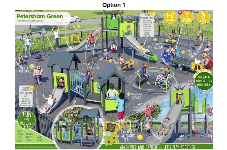 The play scheme to be installed in Petersham