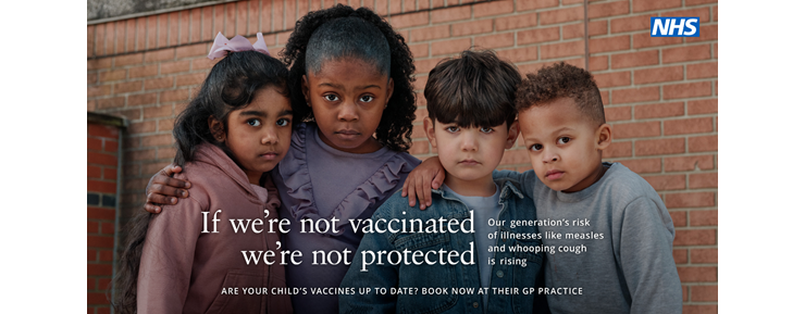 One of the vaccination campaign messages (credit: onclusivenews)