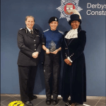 Michelle Shooter - Assistant Chief Constable, Abi Ward - Cadet of The Year and Theresa Peltier - High Sheriff of Derbyshire