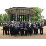 Ilkeston Brass outside the band stand in Victoria Park, Ilkeston - credit: Erewash Borough Council