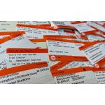 Orange rail tickets - credit; Northern press department