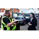 PCC Foster on the streets with local police