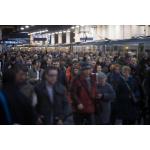Railway passengers on a crowded station - credit Rail Delivery Group