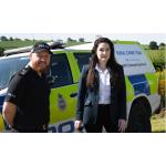 Sgt Chris Wilkinson Rural Crime Team and Angelique Foster