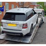 Stolen Range Rover recovered (Credit: Derbyshire Police)