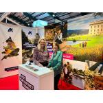 Visit Peak District & Derbyshire’s Lindsay Rae and Rachel Briody promoting the Peak District and Derbyshire at the Holiday World Show in Dublin