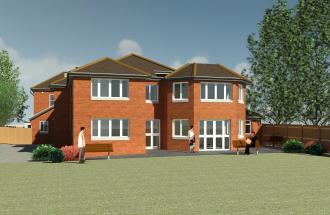 A 3D view render of 96 Draycott Road, formerly Middlestead House