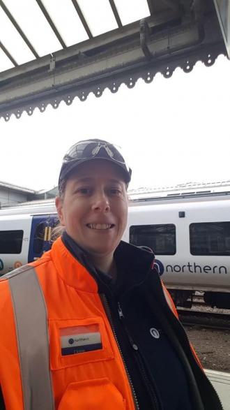 Northern Rail employee Claire Ashwood