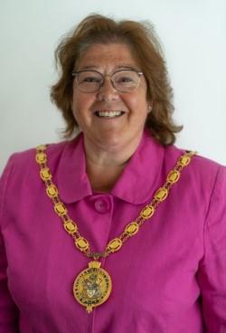 County Councillor and new Civic Chairperson - Jean Wharmby