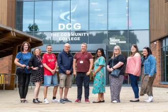 Students from the DCG campus in Ilkeston