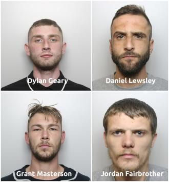 Four men have been jailed for a combined total of 103 years after being found guilty of the murder of a 22-year-old man in Ilkeston in 2021.