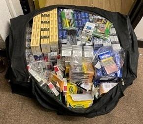 Counterfeit tobacco seized in Ilkeston (Credit: DCC)