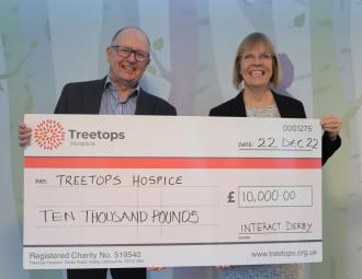 £10k donation to hospice