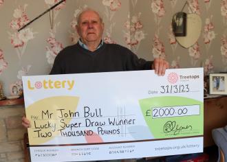 John Bull, Treetops Lottery Super Draw Winner