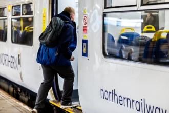 Credit: Northern - person getting on train