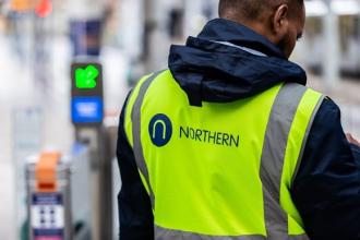 A Northern Rail Inspector at a station