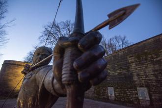 Robin Hood statue outside Nottingham Castle - credit - Marketing Nottingham