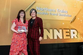 The award for Northern is handed over by comedian Zoe Lyons