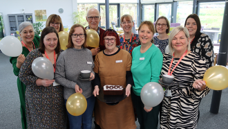 Wellbeing Team celebrates 1000 visitors to hospice cafe