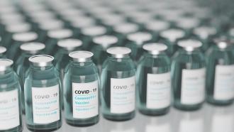 COVID-19 vaccine bottles (library photo)