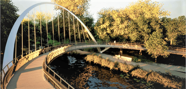 Broad St Bridge artists impression - credit: EBC