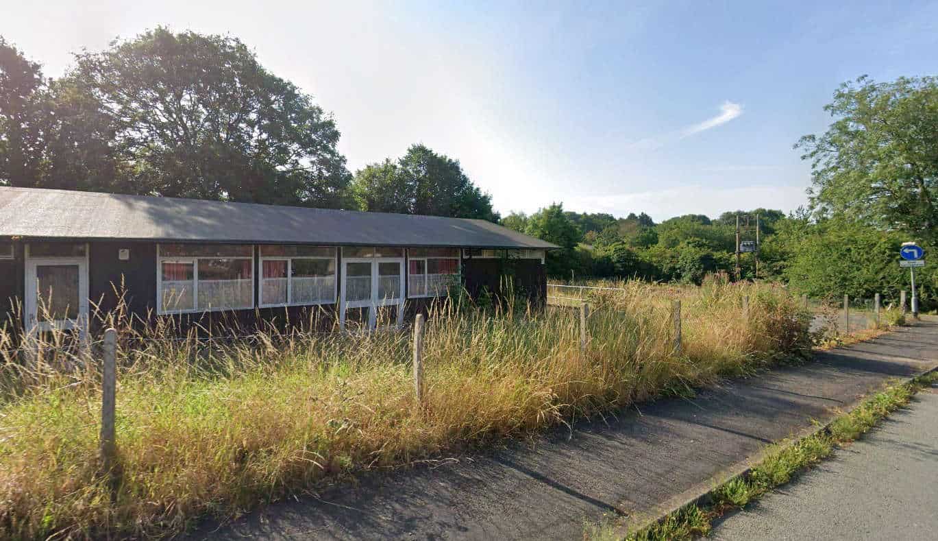 The site of the former Gordon Lacey Hall in Borrowash (Image from Google)