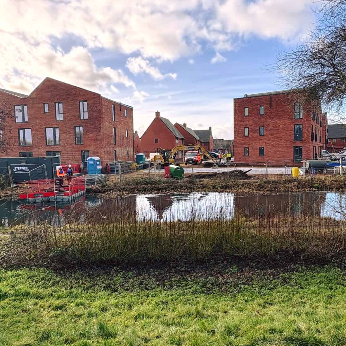 An image of where the bridge will be located. (Credit: EBC)