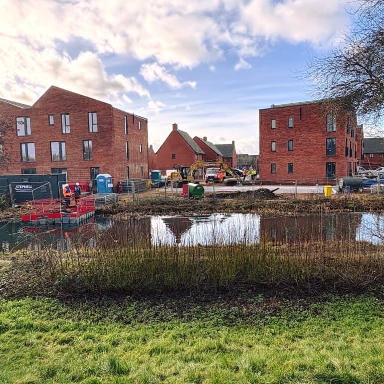 An image of where the bridge will be located. (Credit: EBC)