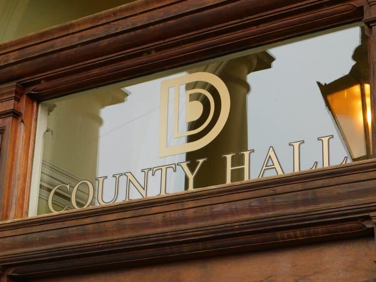 Derbyshire County Council HQ at County Hall. Image by Eddie Bisknell