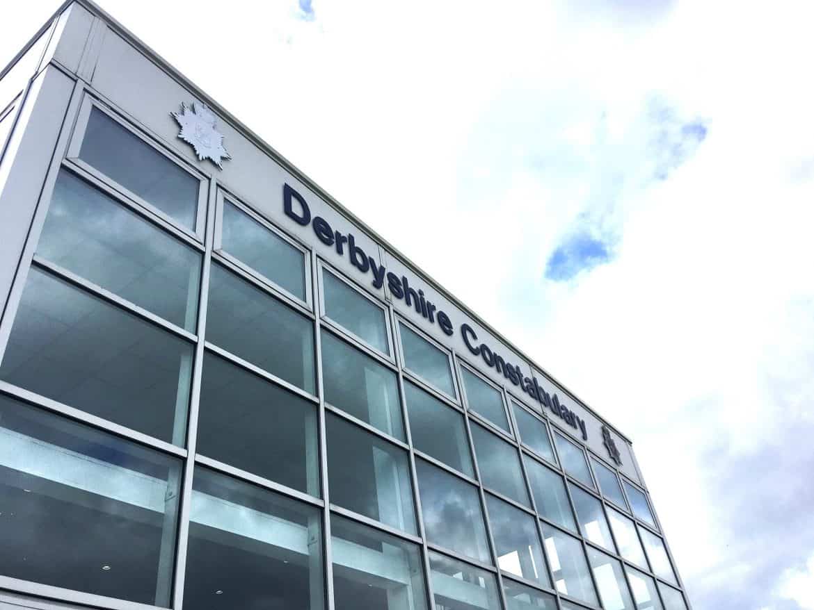 Derbyshire Police Headquarters stock image. Image by LDRS/Nigel Slater.