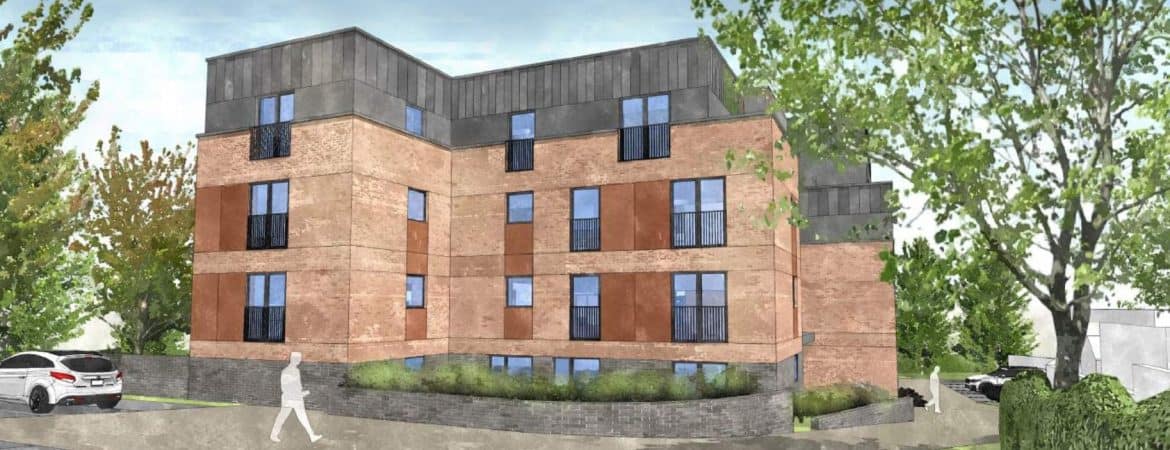 The proposed plans for the former children's home in Albany Street, Ilkeston. Image from Guy Taylor Associates.