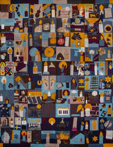 An image of the '80 Candles Quilt (Credit: Laura Burrill)
