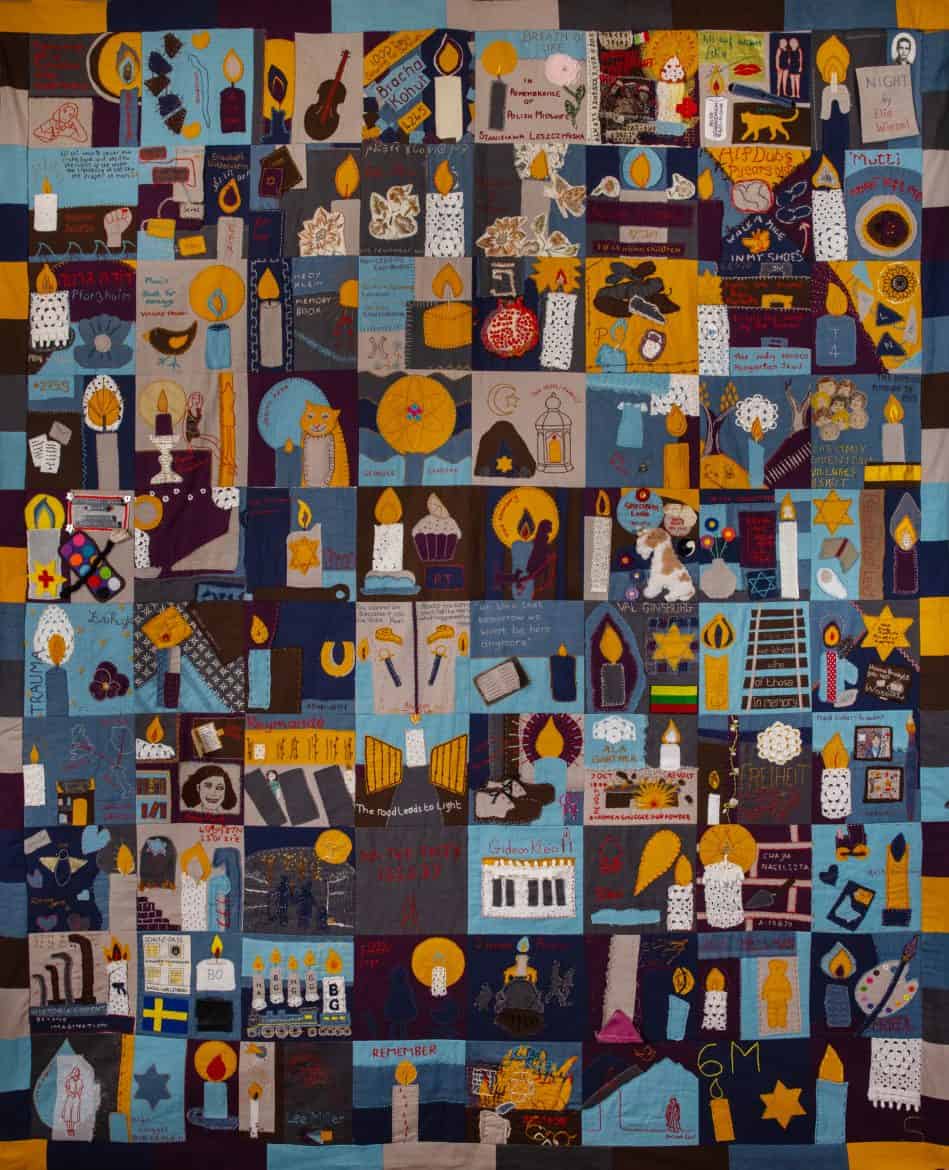An image of the '80 Candles Quilt (Credit: Laura Burrill)