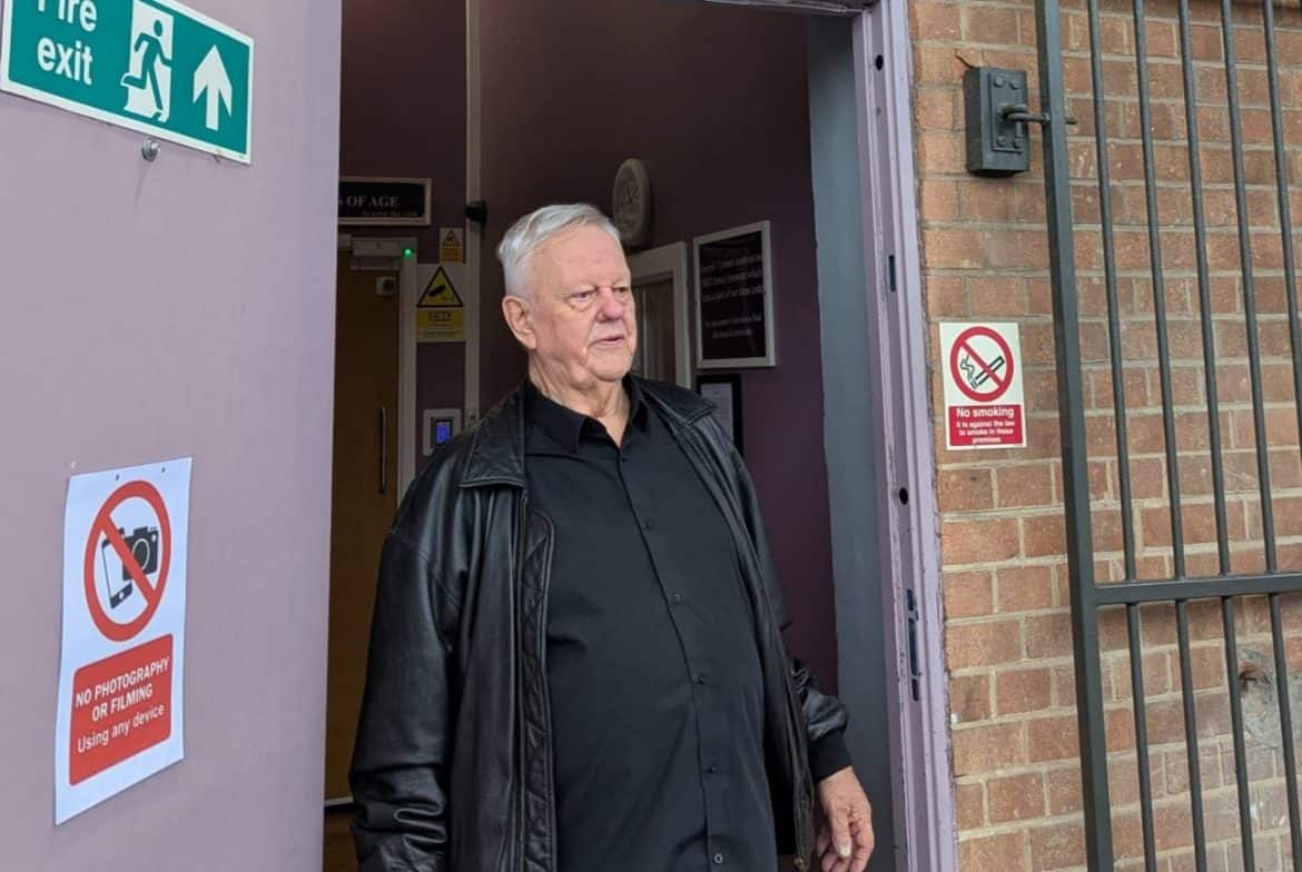 The Attic Experience in Derby could be facing closure. Picture of owner Ron Rothwell. Image by LDRS.