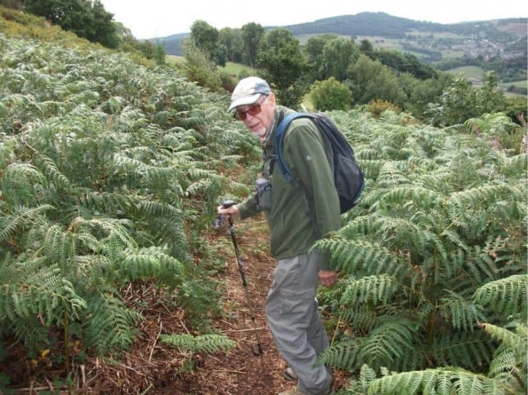 Tony Beardsley out walking with the Erewash Ramblers (Credit)