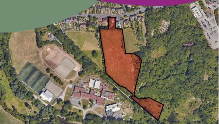 The proposed site of 82 homes next to the former Oakwell Brickworks. Image from RCA Regeneration.
