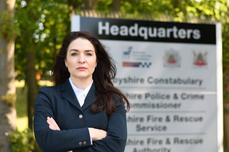 Angelique Foster during her time as police and crime commissioner. Image from Derbyshire Police and Crime Commissioner.