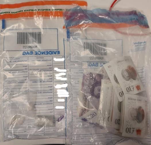 The result of a stop and search in Bonsall Street, Long Eaton (Credit: Long Eaton SNT)